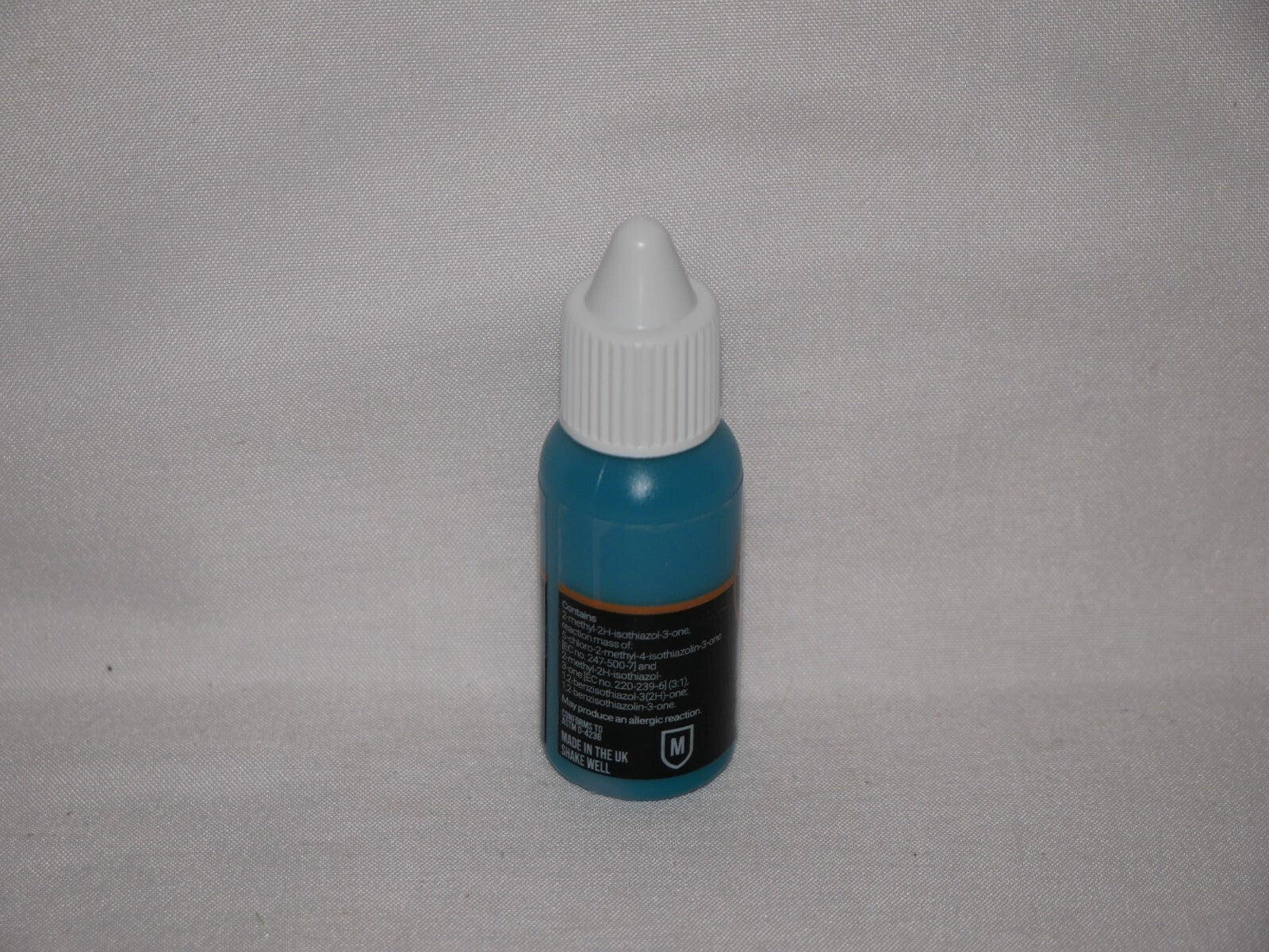 Duncan Rhodes Painting Academy 'Two Thin Coats' Cursed Blue 15ml Bottle - 10068