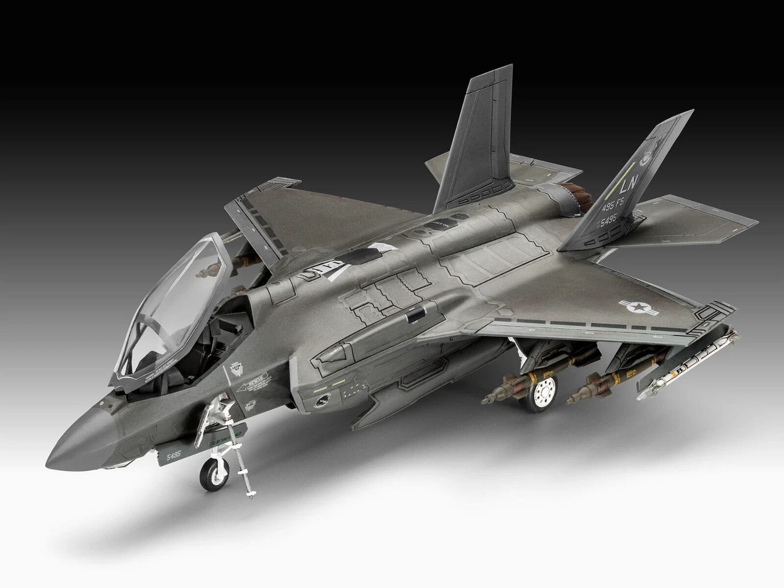 Revell 1:72 Scale Lockheed Martin F-35 A Lightning II Kit Skill Level 4 - 03799