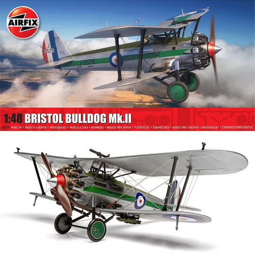 Airfix 1:48 Scale Bristol Bulldog Mk.II Model Plane Kit Skill Level 3 - A05141