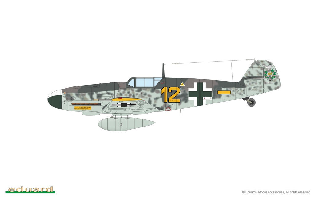 Eduard 1:48 Scale Model Kit Messerschmitt Bf 109G-6 Early Weekend Edition 84201