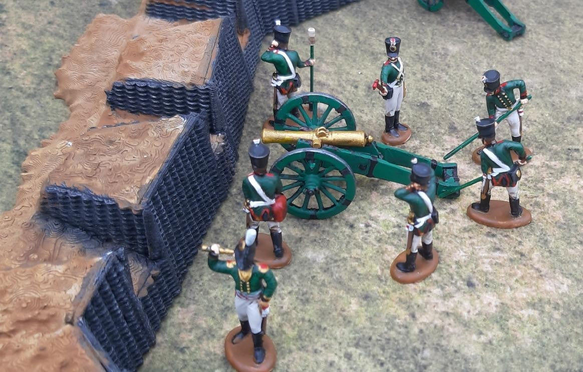 Hat Industrie 1:72 Scale 1805 Napoleonic Russian Foot Artillery With (1/2 pud) 20lb Unicorn Gun - 8361