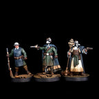 Wargames Atlantic 32mm Hard Plastic Trench Missionaries Miniatures - WAATW001