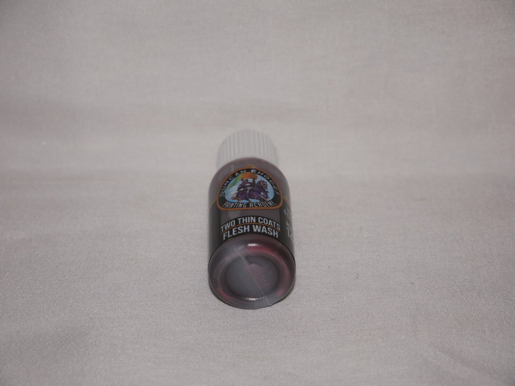Duncan Rhodes Painting Academy 'Two Thin Coats' Flesh Wash 15ml Dropper - 10057