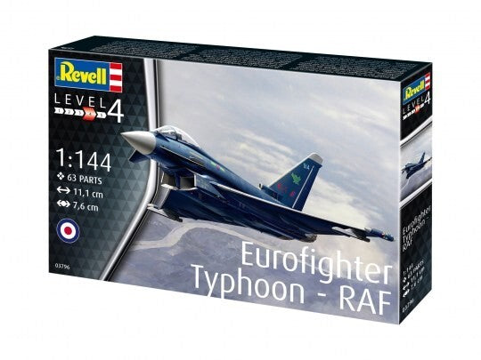Revell 1:144 Eurofighter Typhoon - RAF Model Aircraft Kit Skill Level 4 03796