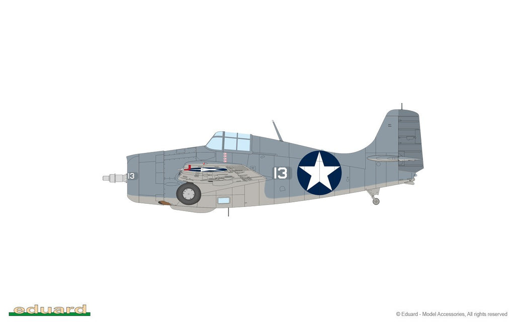 Eduard 1:48 Scale (F4F-3 & F4F-4) Widway Dual Combo Limited Edition Set - 11166