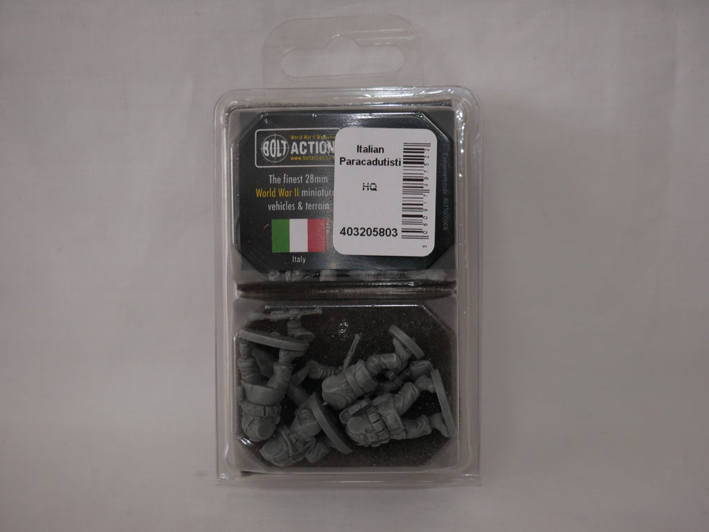 Warlord Games Bolt Action 1:56 Scale WWII Italian Paracadutisti HQ - 403205803