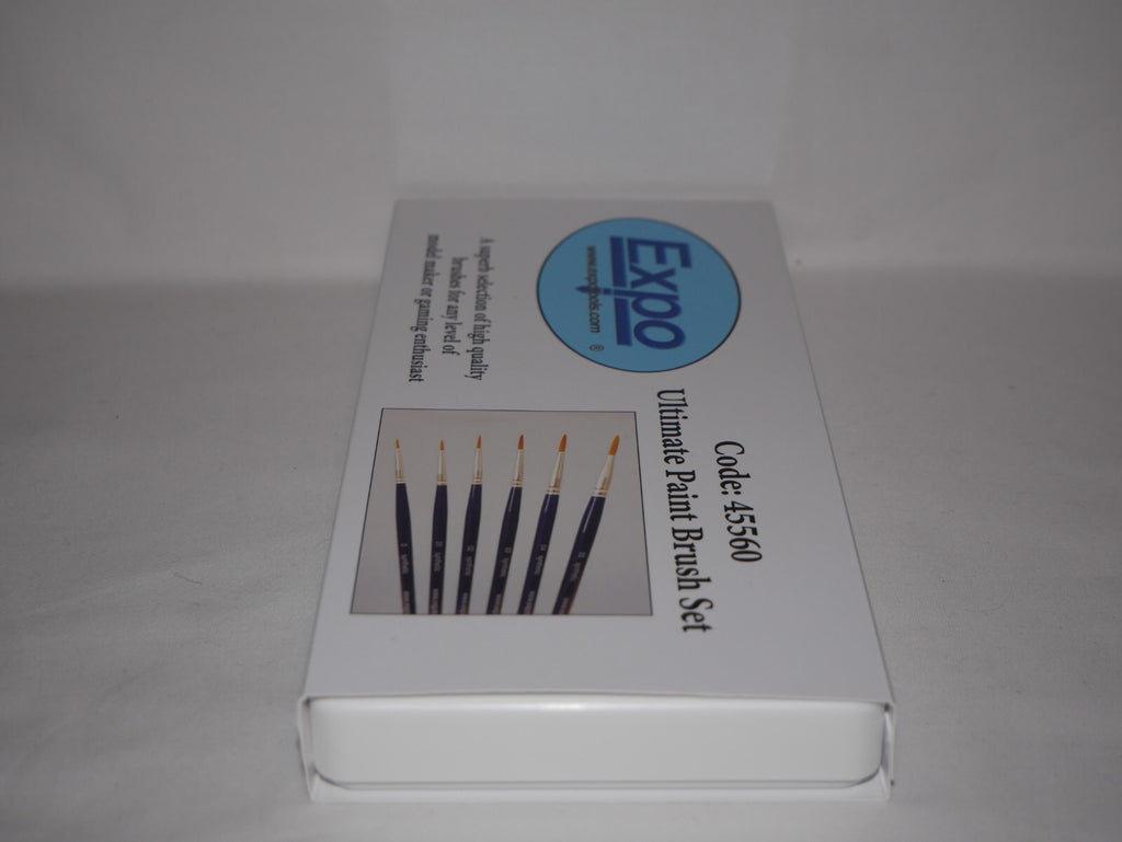 Expo Tools Model & Wargaming Ultimate Synthetic Haired Paint Brush Set - 45560