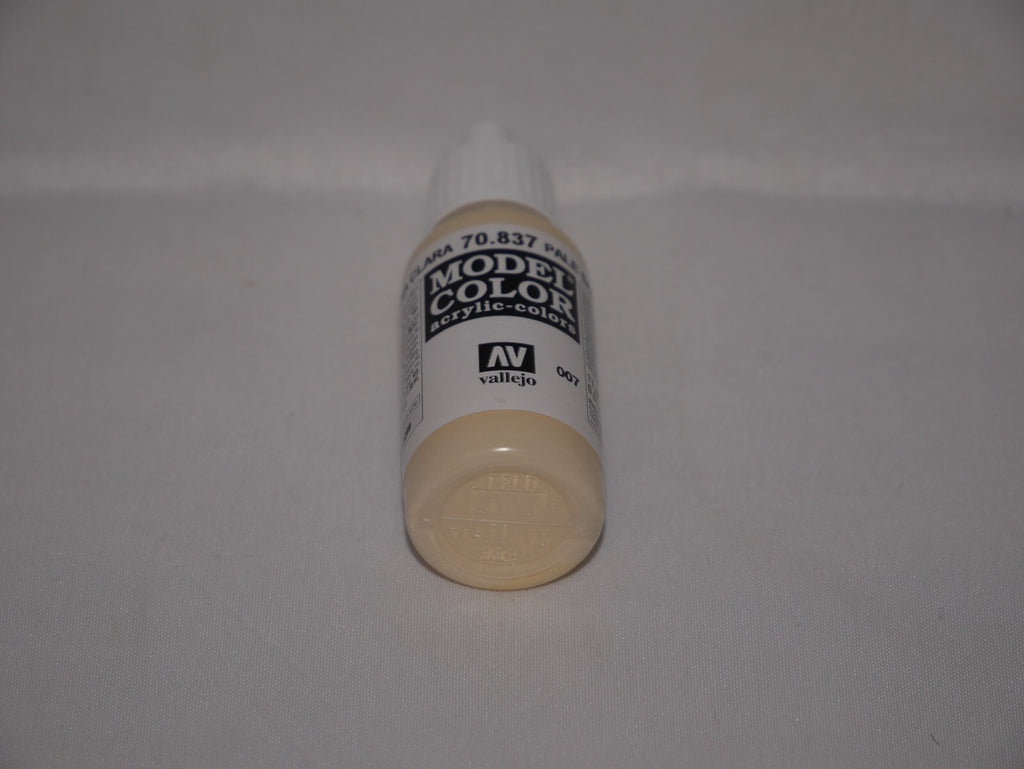 Vallejo Model Color Pale Sand Acrylic 17ml/0.57 fl oz Dropper Bottle - 70.837