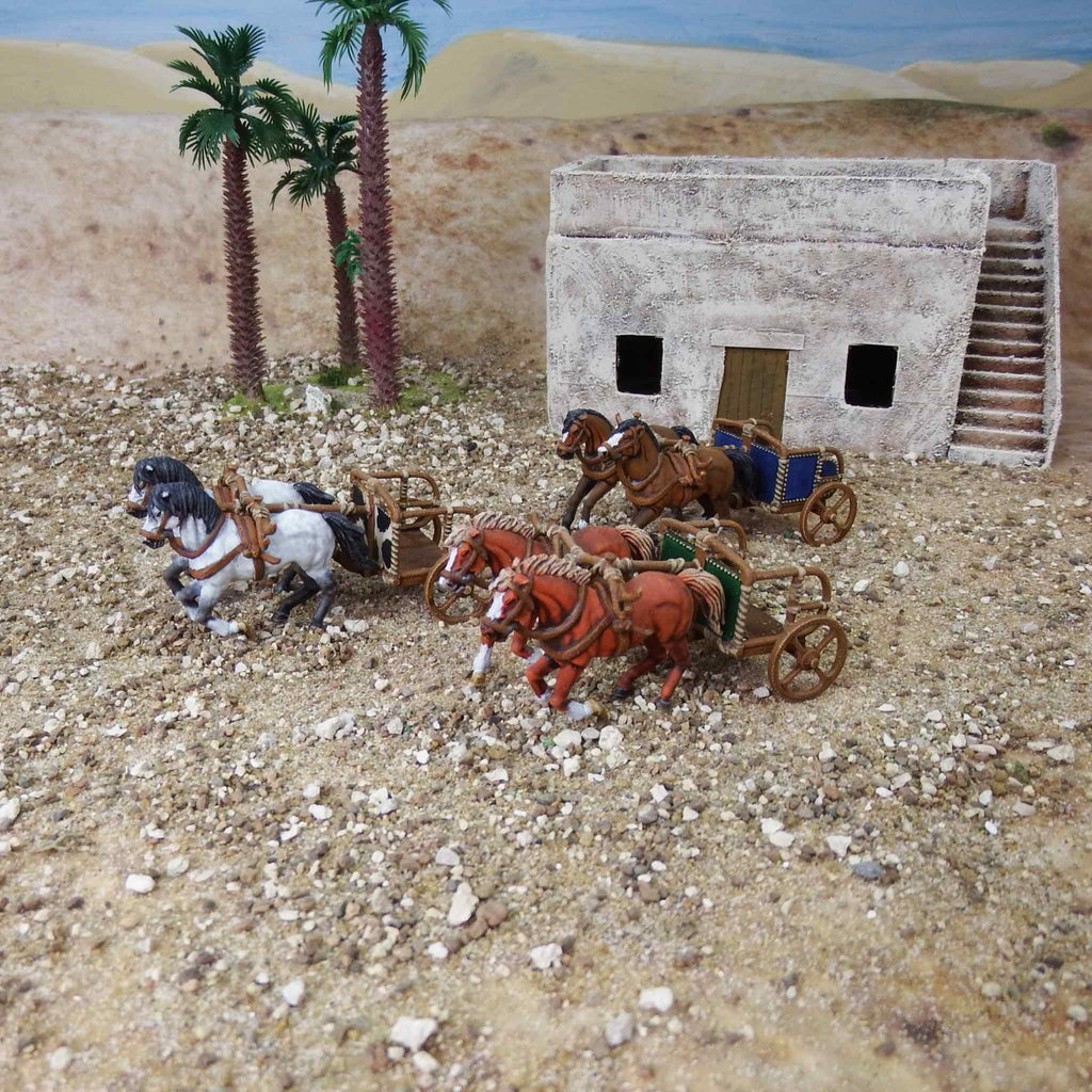 Wargames Atlantic First Empires 28mm Hard Plastic Bronze Age Chariots - WAAFE002