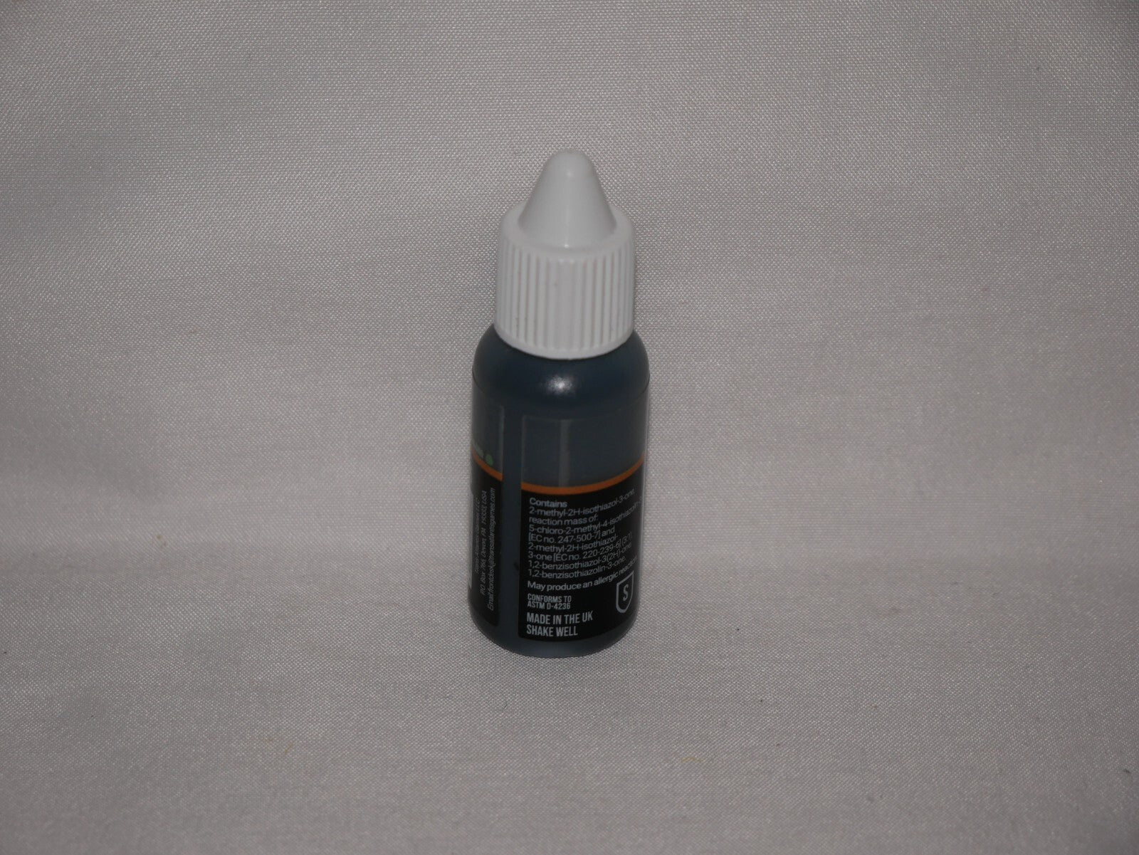 Duncan Rhodes Painting Academy 'Two Thin Coats' Ashen Grey 15ml Bottle - 10085