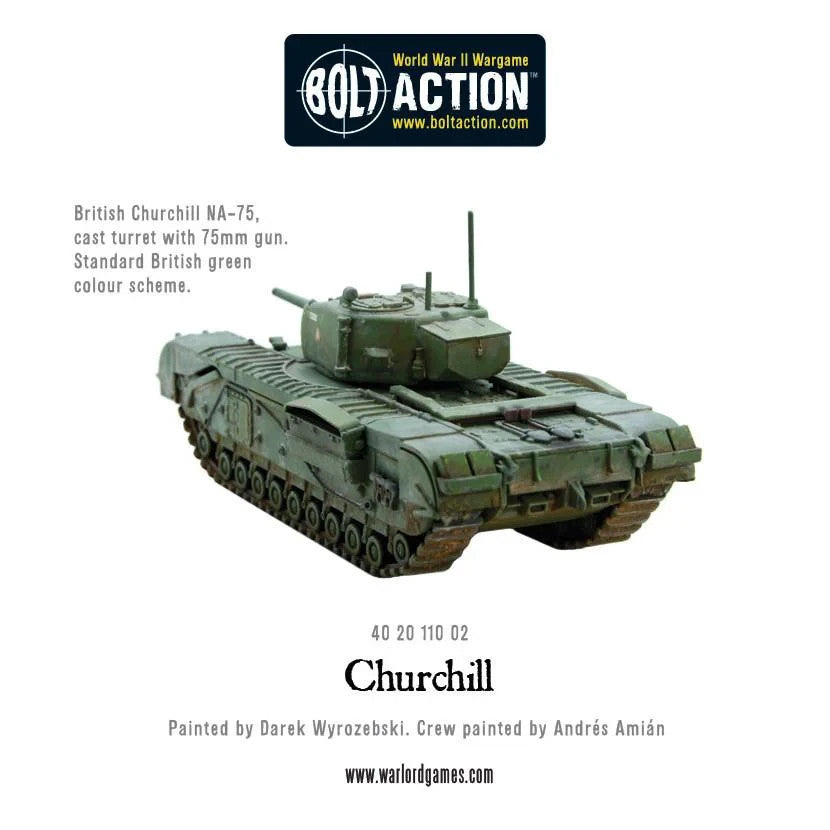 Warlord Games Bolt Action 1:56 Scale WWII Churchill Infantry Tank - (402011002)