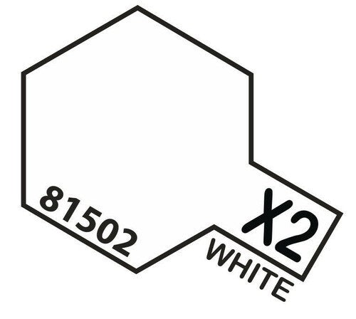 Tamiya Color Acrylic Modeling Paint Mini X-2 White 10ml (1/3oz) Glass Jar 81502