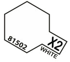 Tamiya Color Acrylic Modeling Paint Mini X-2 White 10ml (1/3oz) Glass Jar 81502