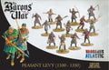 Wargames Atlantic The Barons' War 28mm Peasant Leavy (1100 - 1350) - WAAAC003