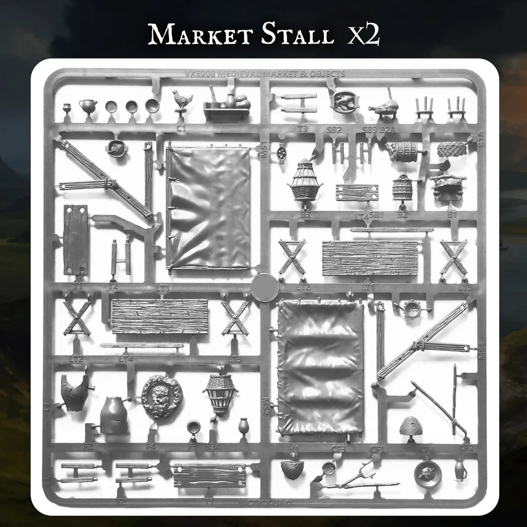 Victrix Pillage Ransack The Middle Ages 28mm Dark Age & Medieval Market Stall