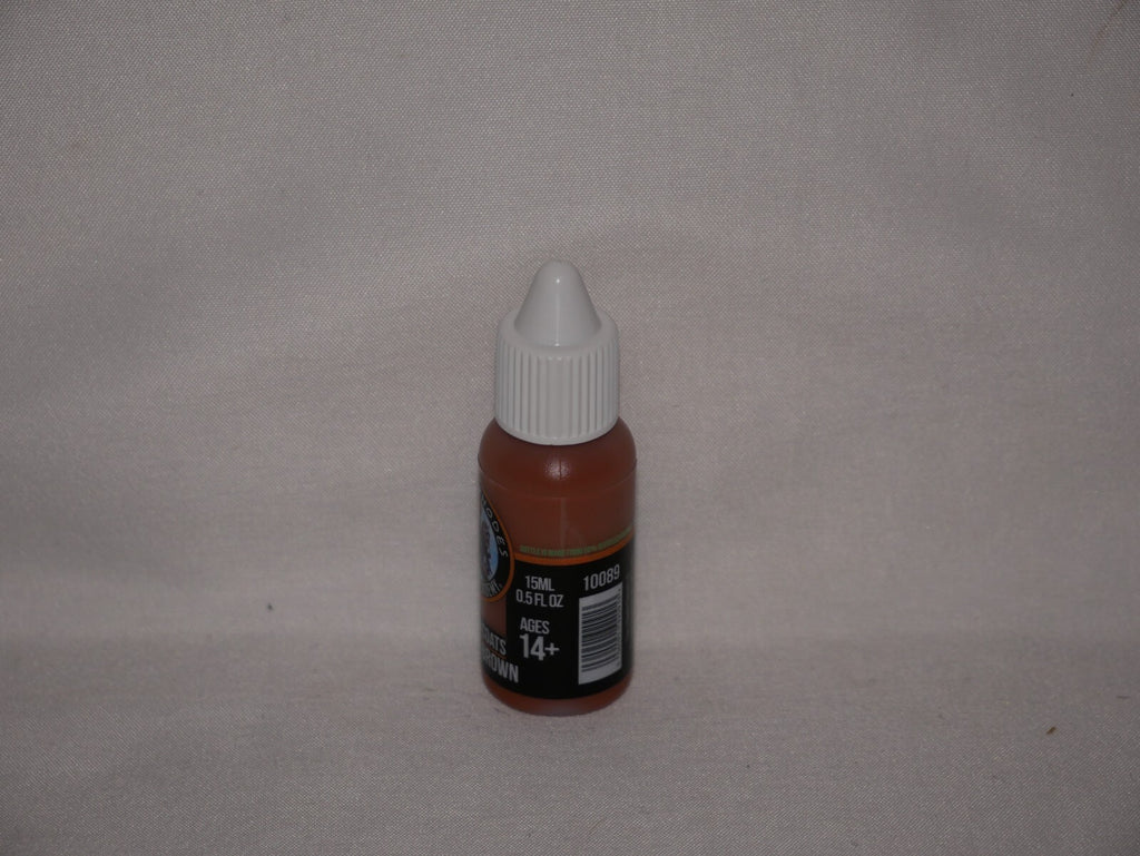 Duncan Rhodes Painting Academy 'Two Thin Coats' Dry Rust Brown 15ml Bottle 10089