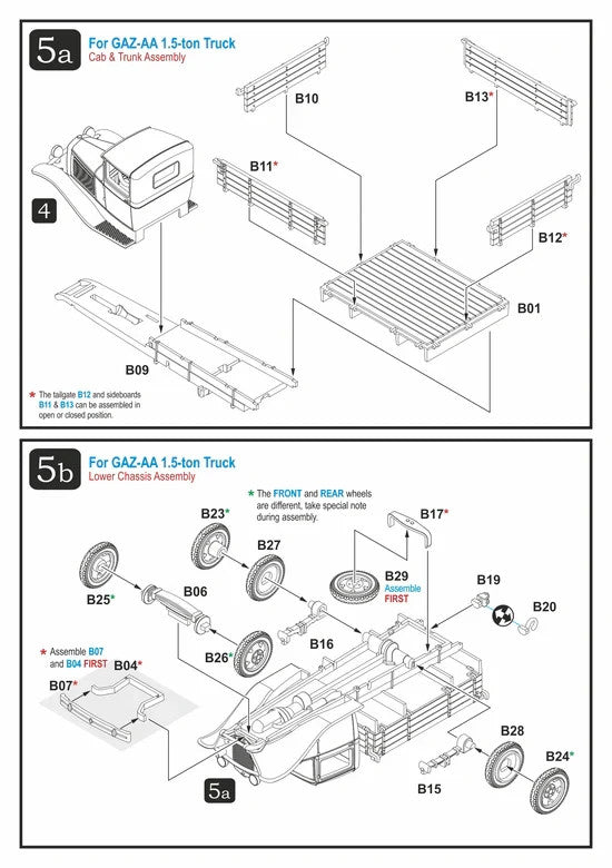 Rubicon Models 1:56 (28mm) Scale WWII Soviet GAZ-AA / GAZ-AAA Truck - 280063