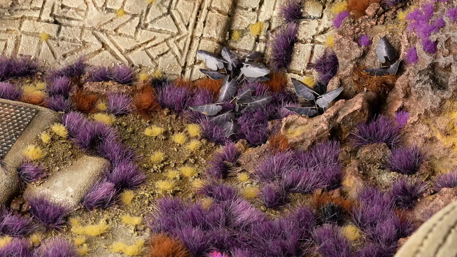 Gamers Grass Alien Purple 6mm Tufts For Wargaming Mini Bases (75) Per Pack - GGA-PU
