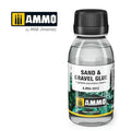 Ammo By Mig Jimenez Sand & Gravel Glue Adhesive 100ml Plastic Bottle A.MIG-2012