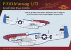 Eduard 1:72 Scale P-51D Mustang Dual Combo Set 'The Royal Class Edition' - R0021