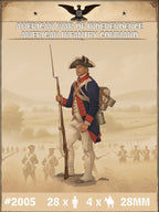Hat Industrie 1:56 American War Of Independence American Infantry Command - 2005