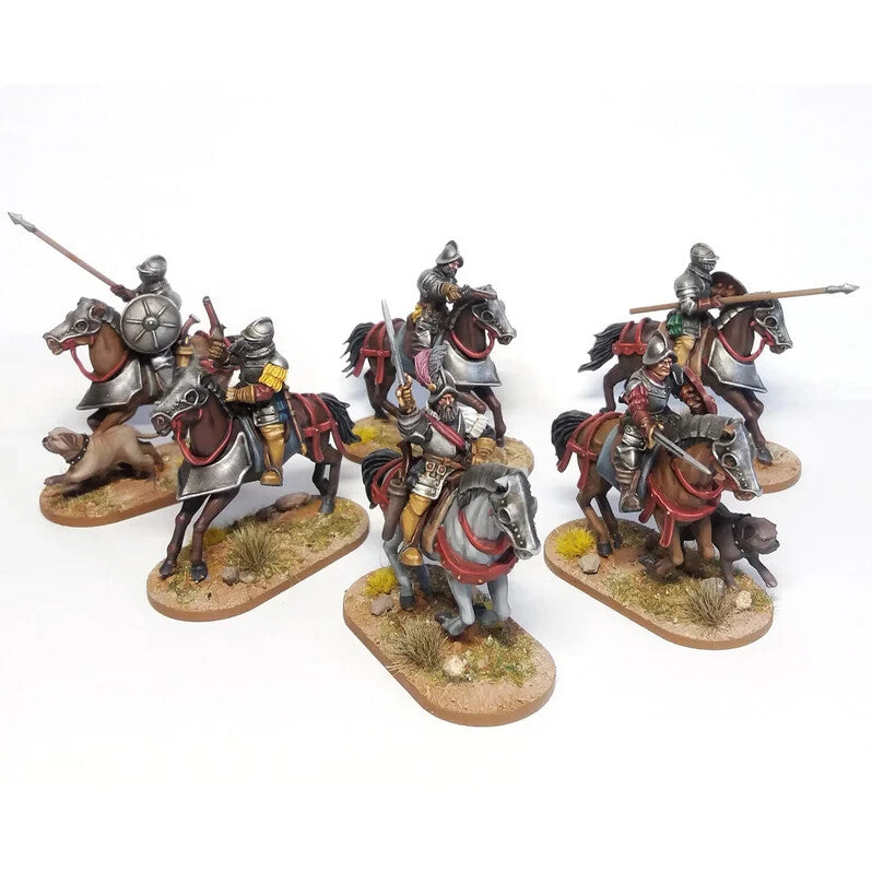 Wargames Atlantic 28mm Hard Plastic Renaissance Heavy Cavalry Figures - WAARN006