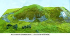 Javis "Countryside" Scenics Spring Green Rough Terrain Mat 380mm x 165mm JHILL1