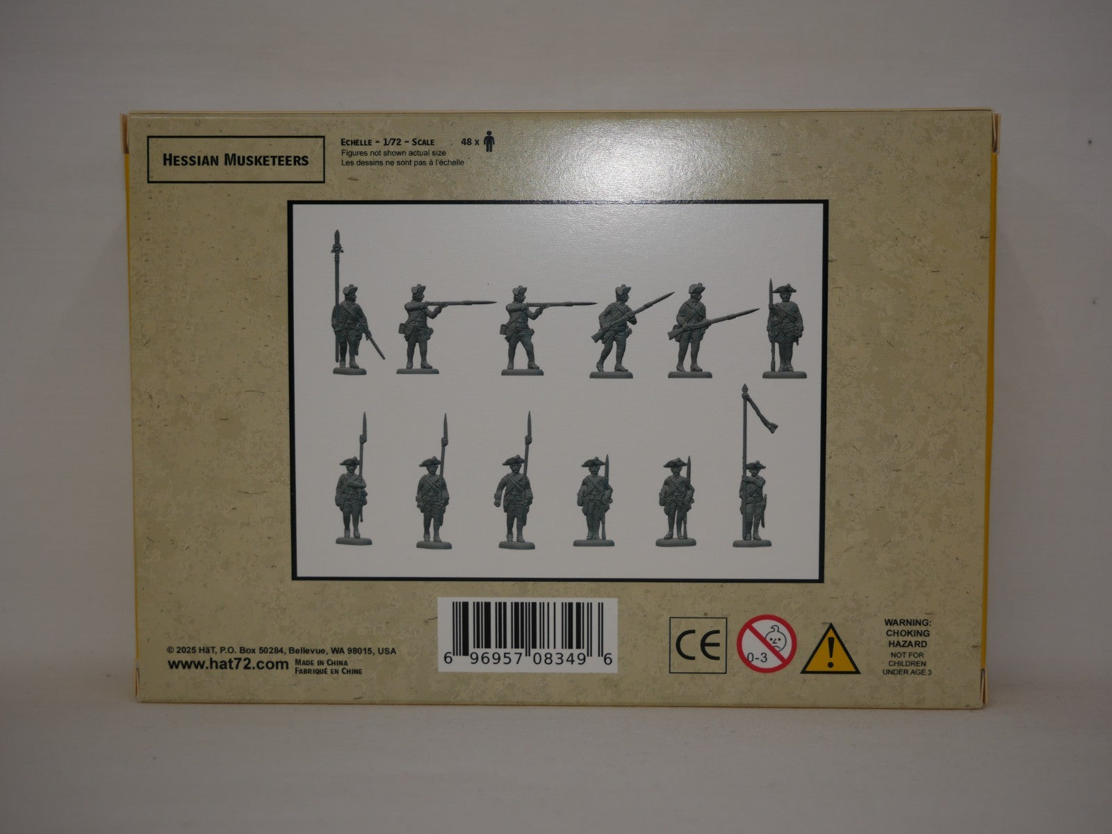Hat Industrie 1:72 Scale American War Of Independence Hessian Musketeers - 8349