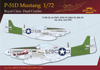 Eduard 1:72 Scale P-51D Mustang Dual Combo Set 'The Royal Class Edition' - R0021