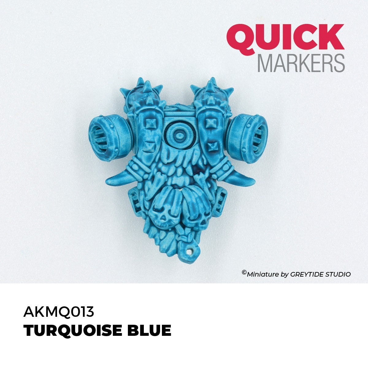 AK Interactive Acrylic Quick Gen Markers For Tabletop Games Turquoise Blue - AKMQ013