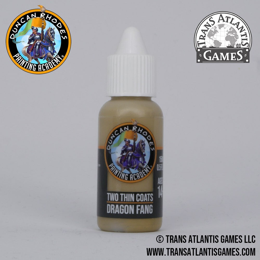 Duncan Rhodes Painting Academy 'Two Thin Coats' Dragon Fang 15ml Dropper - 10031