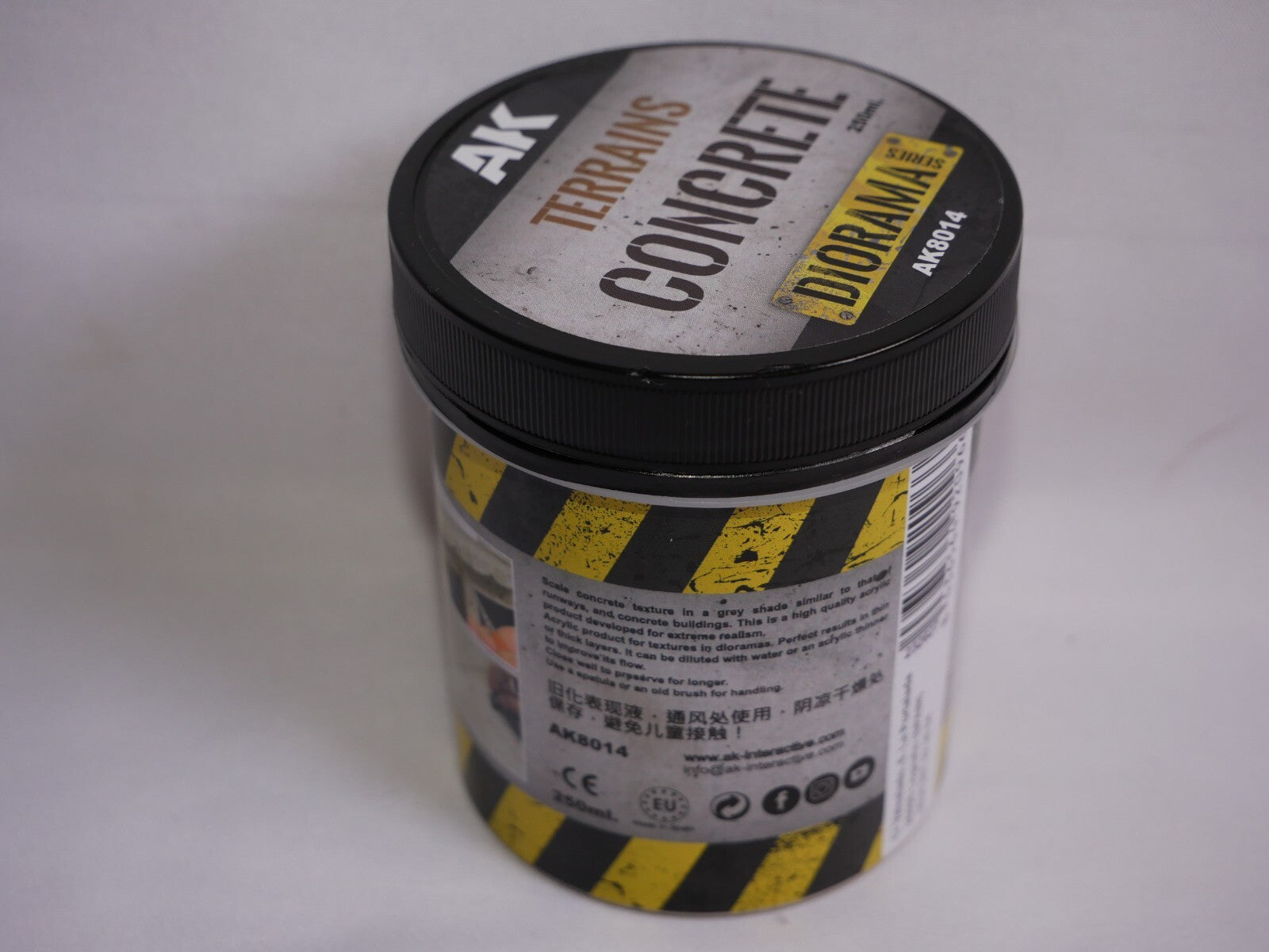 AK Interactive Diorama Terrains Scale Concrete Texture Acrylic 250ml Tub  AK8014