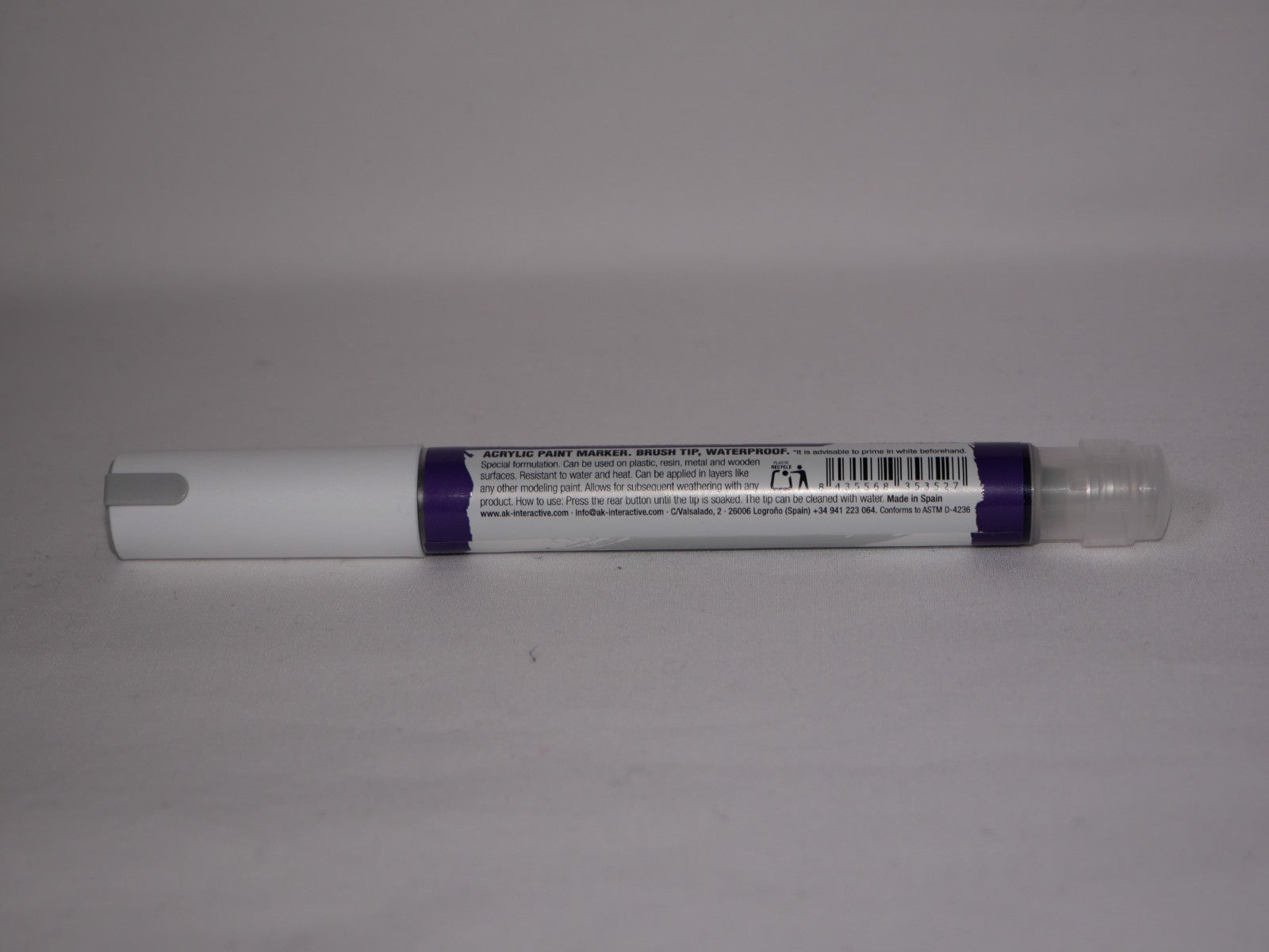 AK Interactive Acrylic Quick Gen Markers For Tabletop Games Necromancer Purple - AKMQ002