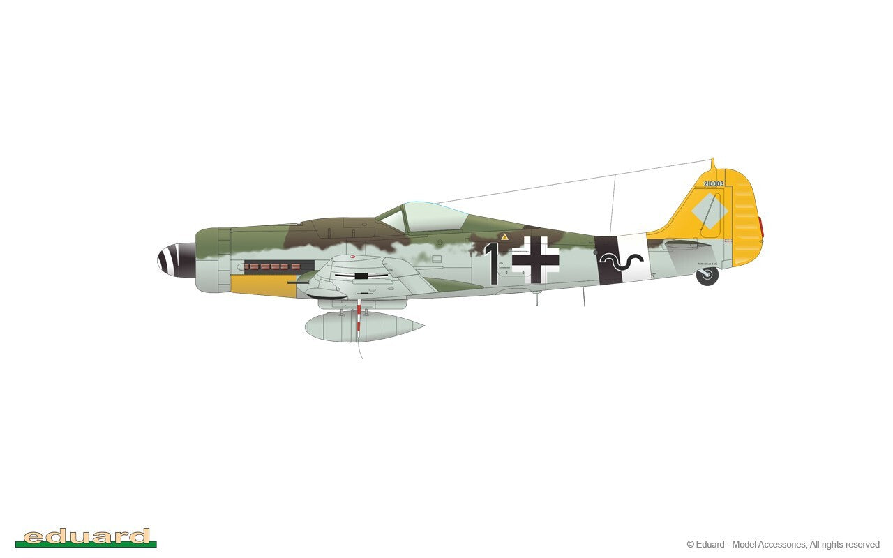 Eduard 1:48 Scale Plastic Model Kits Focke-Wulf Fw 190D-9 Weekend Edition - 84102