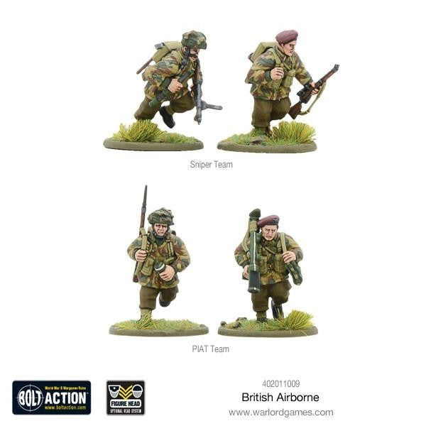 Warlord Games Bolt Action 1:56 British Airborne Allied Paratroopers - 402011009