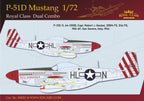 Eduard 1:72 Scale P-51D Mustang Dual Combo Set 'The Royal Class Edition' - R0021