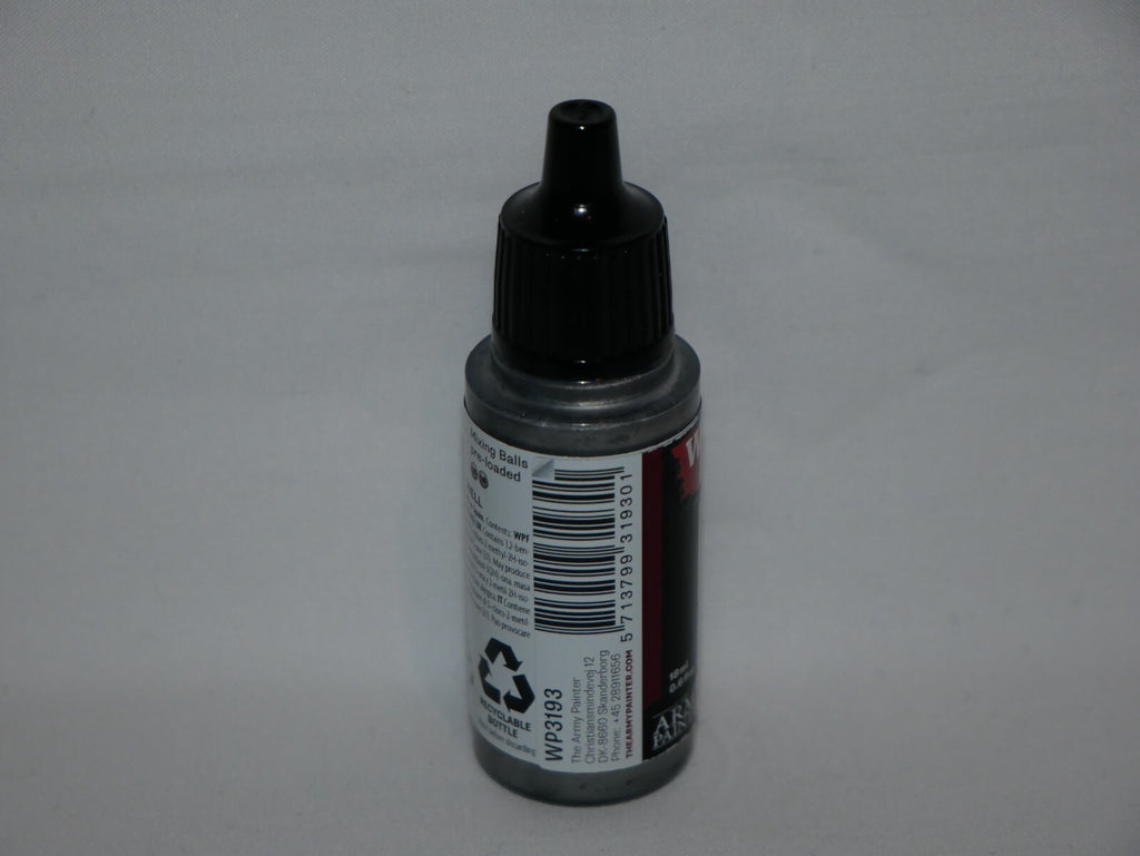 The Army Painter Warpaints Fanatic Gun Metal Metallic 18ml Dropper Bottle WP3193