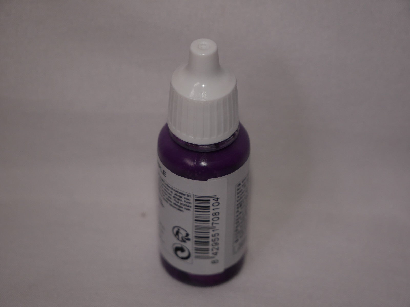 Vallejo Model Color Royal Purple Acrylic 17ml/0.57 fl oz Dropper Bottle - 70.810