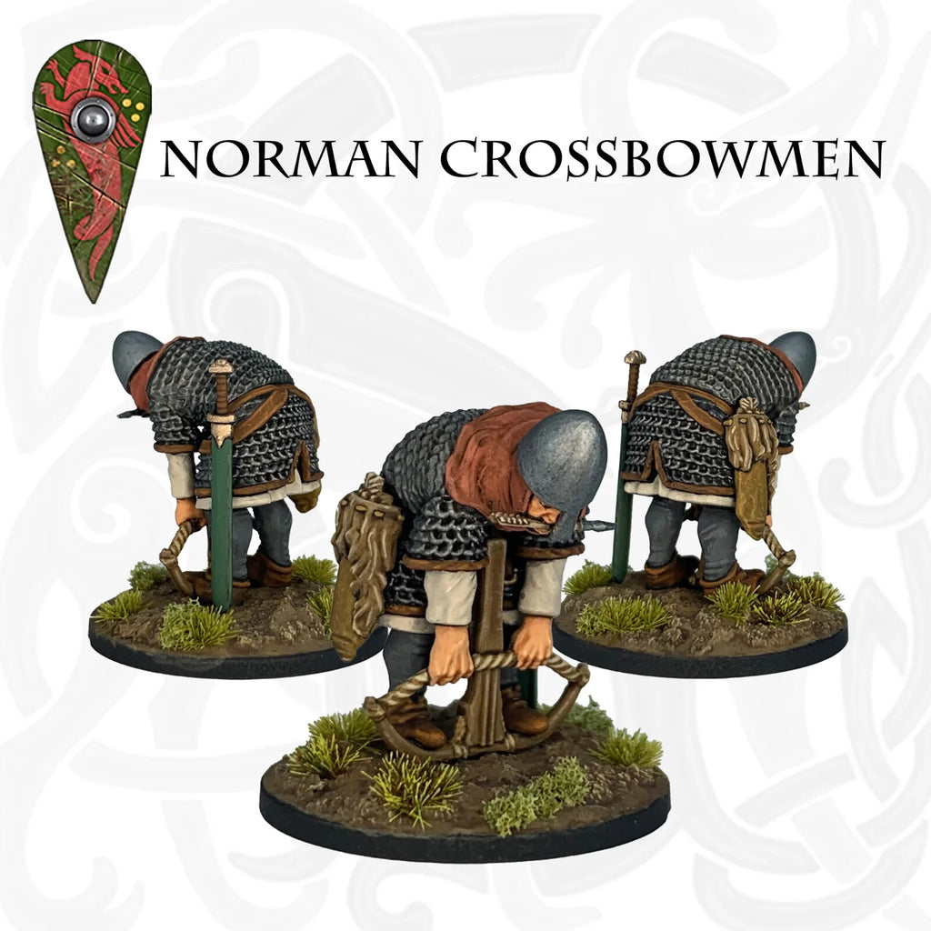 Victrix Warriors Of The Dark Ages 28mm Hard Plastic Norman Crossbowmen - VXDA011