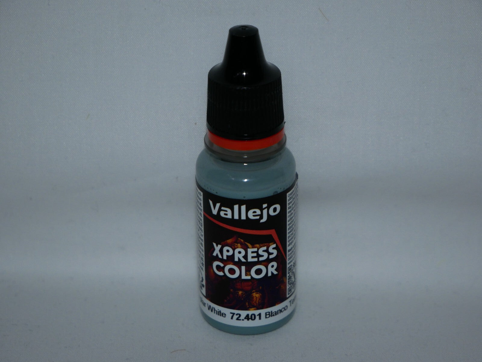 Vallejo Xpress Color Acrylics Templar White 18ml/0.6 fl oz Dropper Bottle 72.401
