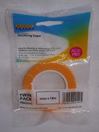 The Model Craft Collection Twin Pack Precision Masking Tape (3mm x 18m) PMA2003
