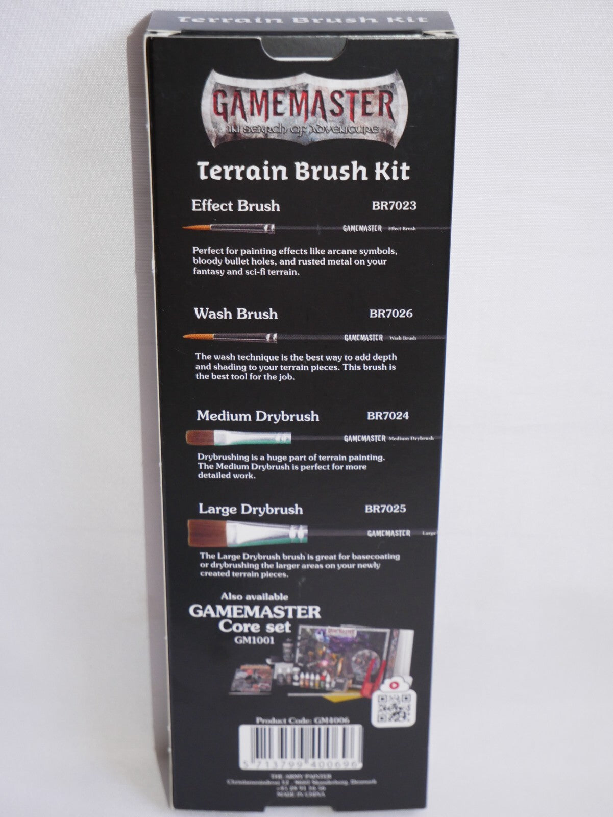 Army Painter Gamemaster Terrain 4 Piece Brush Kit For Terrain Painting - GM4006