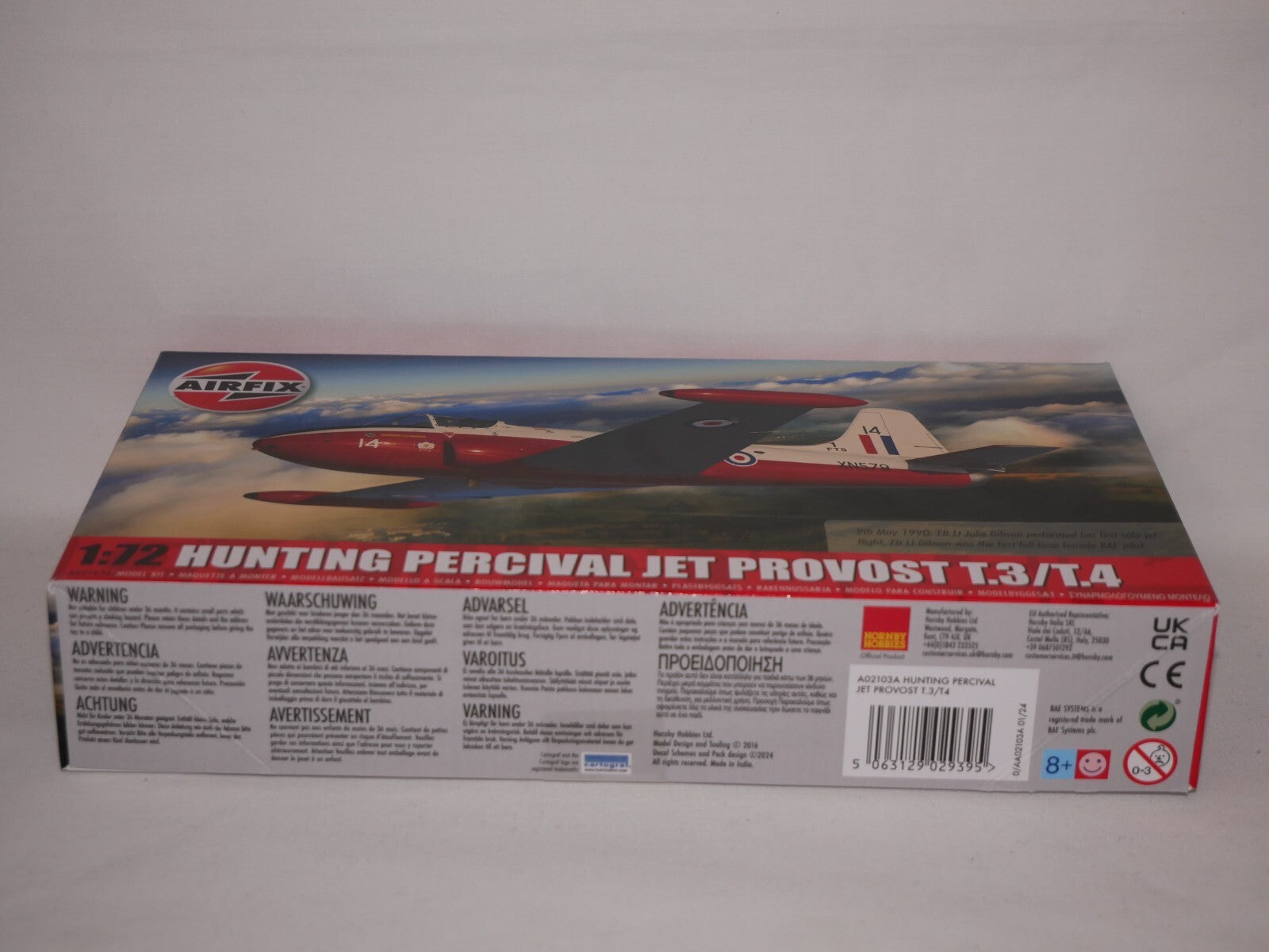 Airfix 1:72 Scale Hunting Percival Jet Provost T.3/T.4 Skill Level 1 - A02103A