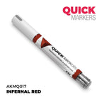 AK Interactive Acrylic Quick Gen Markers For Tabletop Wargaming Infernal Red - AKMQ017
