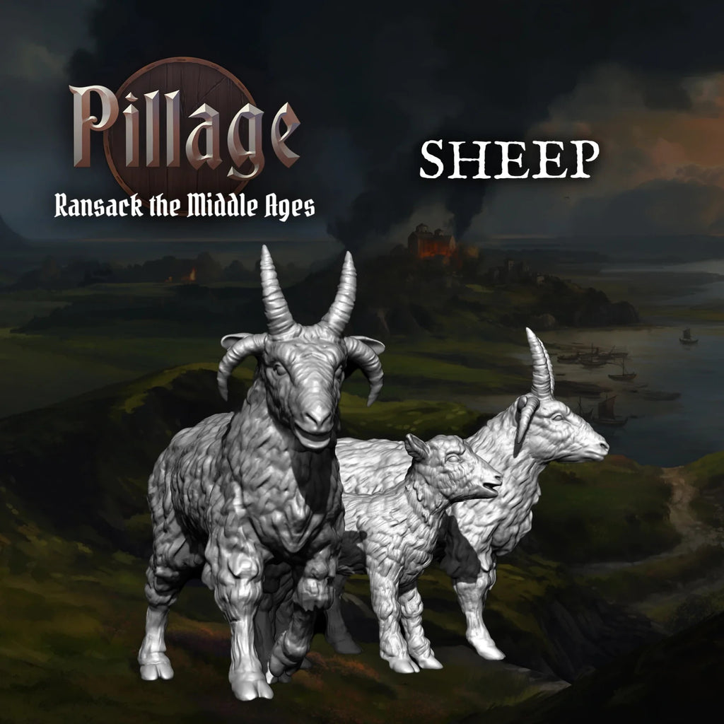 Victrix Ltd Pillage Ransack The Middle Ages 28mm Medieval Farm Animals - VXE014