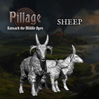 Victrix Ltd Pillage Ransack The Middle Ages 28mm Medieval Farm Animals - VXE014