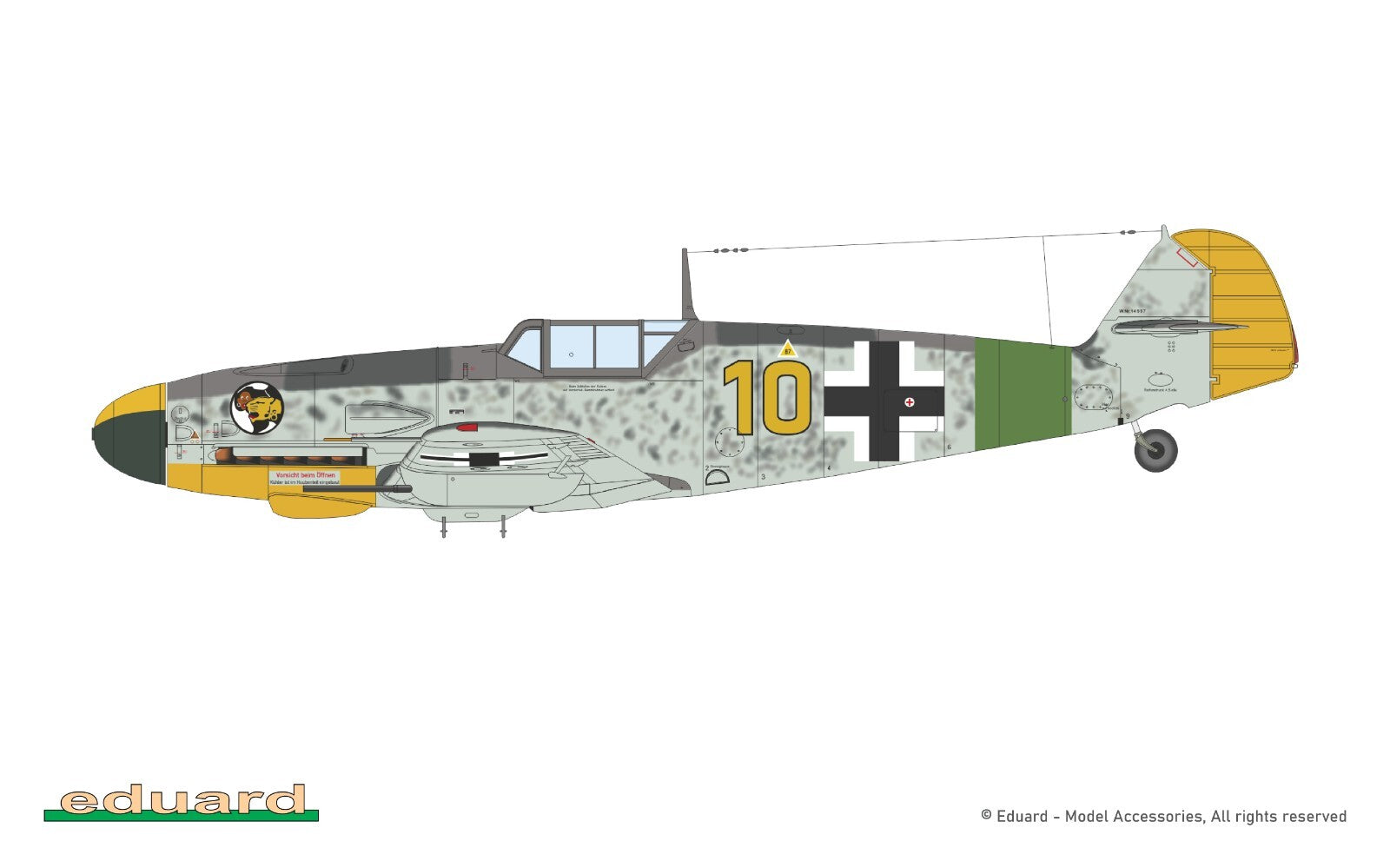 Eduard 1:48 Scale WWII Messerschmitt Bf 109G-4 Weekend Edition Model Kit - 84203