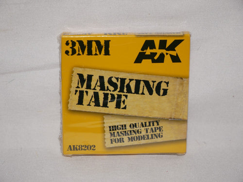 AK Interactive High Quality Smooth Rice Paper Masking Tape (3mm x 20m) AK8202