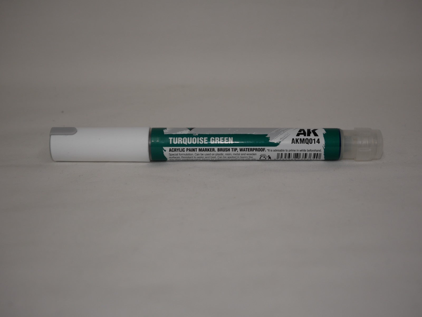 AK Interactive Acrylic Quick Gen Markers For Tabletop Games Turquoise Green - AKMQ014