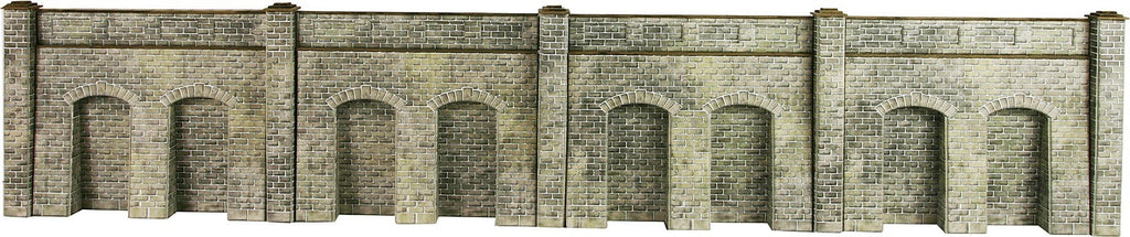 Metcalfe Card Construction Kits & Materials OO/HO Scale Retaining Wall In Stone Style - PO245